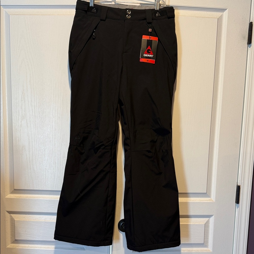 Gerry Black Snow Pants Size M NEVER WORN/WITH TAGS!